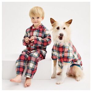 Jammie’s For Your Families Jingle Bell Rock Plaid Kids Pajamas Set, Size 2T